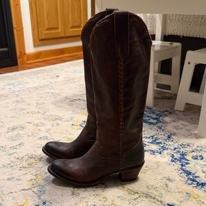Chic Dark Brown Women's Heeled Boots